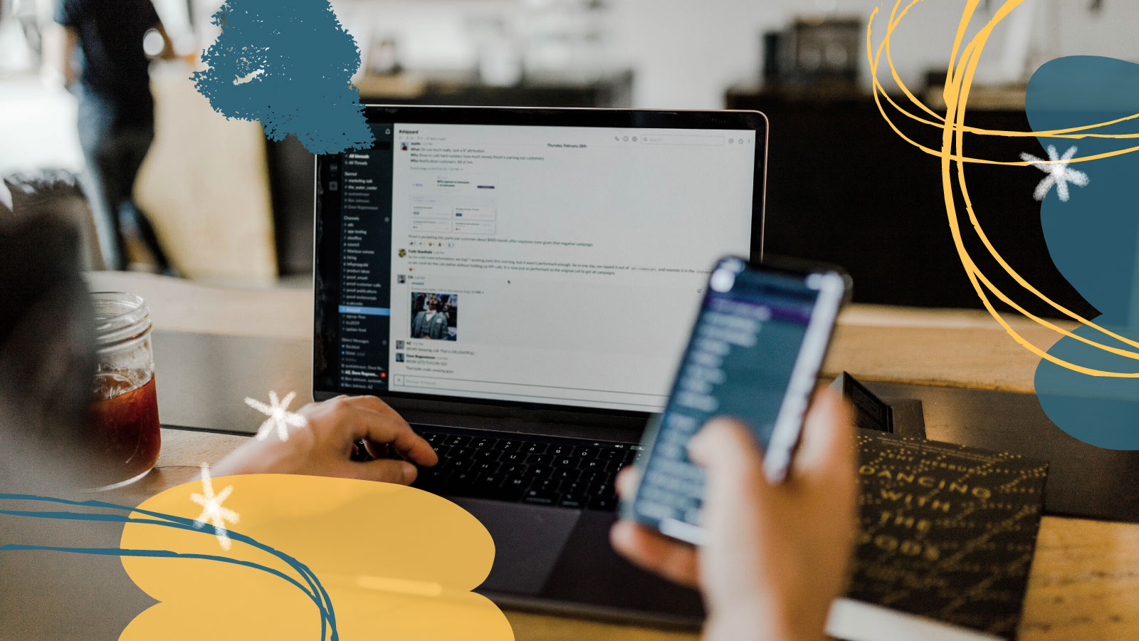 slack messaging at work