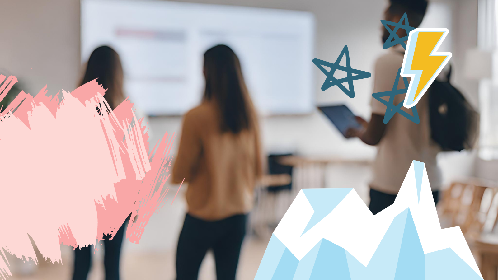 A few new team members enter the office