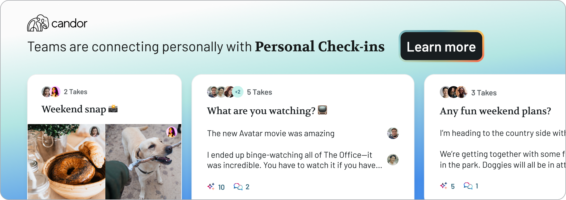 Set up Personal Checkins Mission on Candor
