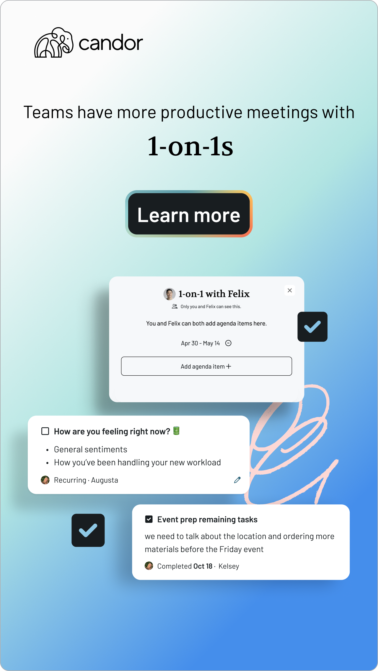 Set up Feedback Mission on Candor