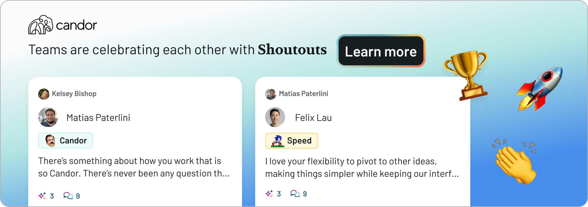 Set up Shoutouts Mission on Candor